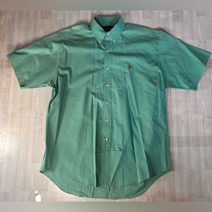 4 Pack Ralph Lauren Men’s Short Sleeve Button Down Bundle/Lot (4) Size Large